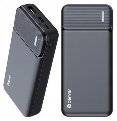 Zdjęcie produktu dla Powerbank 10000 mAh LED z kablem MicroUSB Denver PBS-10007