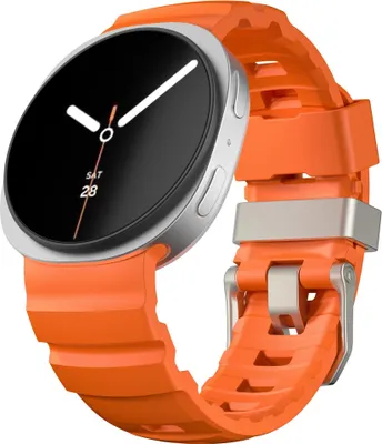 Produktbild von Strap-it Silikon 'Extreme' Armband mit Schnallenverschluss - passend für Samsung Galaxy Watch 8 - 40mm / Galaxy Watch 8 - 44mm / Galaxy Watch 8 Classic (orange)