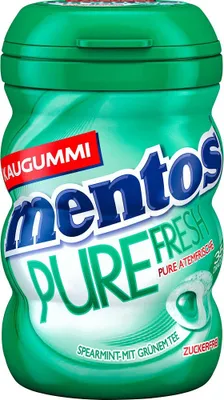 Produktbild von mentos PURE FRESH SPEARMINT Kaugummis 35 Dragees