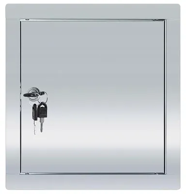 Produktbild von Metall-Inspektionsklappe Mit Schloss 30 X 30 FEINZ Cm