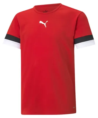 Produktbild von PUMA Unisex Kinder Teamrise Jersey Jr Shirt, Puma Red-puma Black-puma White, 140