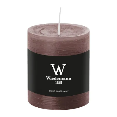 Produktbild von Wiedemann 281003.100 Stumpenkerze - 80 x 68 mm, schlamm