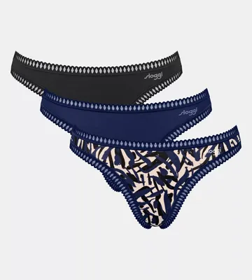 Produktbild von Sloggi GO Crush Damen-String-Slips, 3er-Pack, Größe M