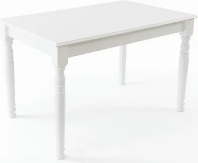Produktbild von Skye Decor, Albero26, Ausziehbarer Esstisch, 100 % MASSIVES HOLZ, Weiß, 80 x 75 x 120 cm