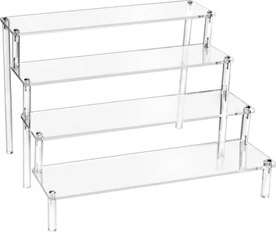 Obrázek produktu pro Průhledný akrylový stojan - 4 úrovně 30x25x20cm