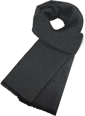 Immagine prodotto di Sciarpa invernale da uomo, scaldacollo classico, 180 x 30 cm, sciarpa in lana per l'inverno
