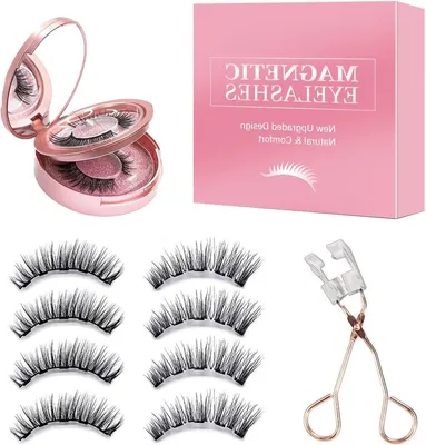 Cosmeria Magnetische Wimpern natürliches Aussehen, einfache Anwendung