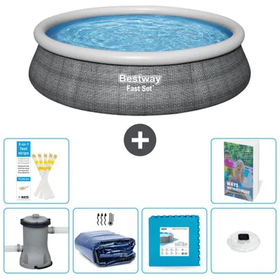 Imagen del producto de Bestway Fast Set, piscina redonda - 457 x 84 cm - de 5 piezas, modelo S326