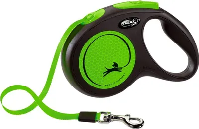 Produktbild von Flexi NEW NEON S, Gurt 5m, neon-grün