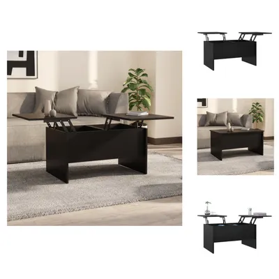 Obrázek produktu pro vidaXL Konferenční stolek černý 80x50x42,5 cm materiál na bázi dřeva - Konferenční stolky