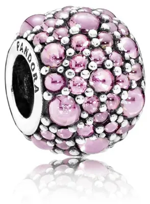 Immagine prodotto di Pandora Charm, perle scintillanti rosa, argento, modello 791755PCZ