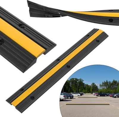 Obrázek produktu pro LZQ 4×Podlahový kabelový most 1m (39,37 palce) Podlahový kabelový kanál Flexibilní ochrana podlahových kabelů z PVC Podlahový kabelový kryt pro kanceláře, dílny, sklady, koncerty
