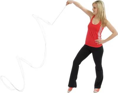 Produktbild von Gymnastikband Tanzband Turnband Rhythmikband Wirbelband Schwungband mit Stab 6 m