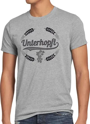 Produktbild von style3 Unterhopft Herren T-Shirt Kult Shirt Funshirt Bier Hopfen
