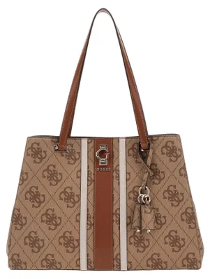 Zdjęcie produktu dla Torebka Guess Cabas w kolorze beżowym z logo