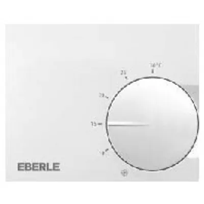 Obrázek produktu pro Eberle Controls Aktivweißer Raumregler extra flach 5-30C AC 230V 1 We 5/5 a RTR-S