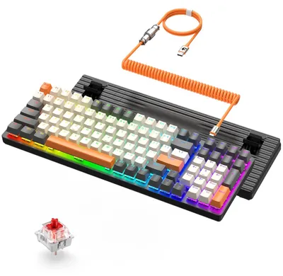 Obrázok produktu pre Mechanická herná klávesnica s RGB podsvietením, 100 kláves