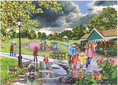 Immagine prodotto di Casa del Puzzle Pozzanghere 500 pezzi per adulti