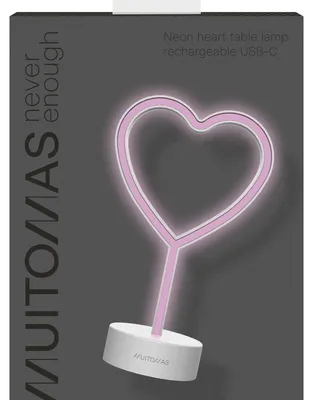 Produktbild von Muitomas NEONHEARTC, Weiß, Kunststoff, Universal, Design, Mädchen, Neon