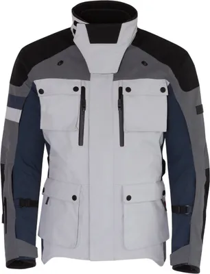 Immagine prodotto di Giacca da moto Merlin Solitude D3O in tessuto, blu/grigio, L