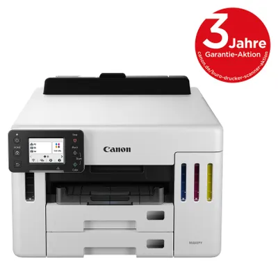 Obrázek produktu pro Canon MAXIFY GX5550, Barva, 600 x 1200 DPI, 4, A4, 45000 stránek za měsíc, Duplexní tisk