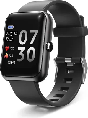 Produktbild von Smartwatch für Damen Herren | Schrittzähler Fitness Armband Tracker | Fitnessuhr mit Herzfrequenzmessung/Schrittzähler/Schlafmonitor | Sportuhr