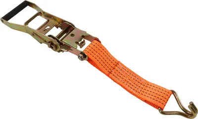 Produktbild von 4 Stück Auto-Spanngurt mit Ratsche, hohe Tragkraft, 5.000 kg Bruchfestigkeit, J-Haken, robustes Radachsgurt-Set