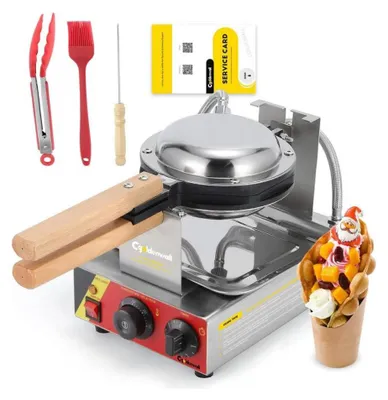 Produktbild von Hong Kong Eier Bubble Waffeleisen von Cgoldenwall丨180 ° Rotation Material Antihaft und Austauschbares Backform丨0-300℃ 1500W Elektrische Waffelmaschine 3-5Minuten Uniform Backen