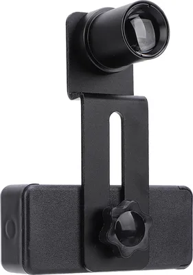 Immagine prodotto di Adattatore per microscopio per telefono cellulare con oculare 12,5x, fotocamera per smartphone per tubo da 23,2 mm