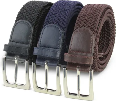 Produktbild von SK elastische Gürtel - Stretch Geflochtene - 3 Stück 110 CM.