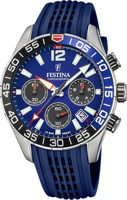 Image de Festina Montre Homme Chronographe F20517/1 Silicone Montre bleue UF20517/1