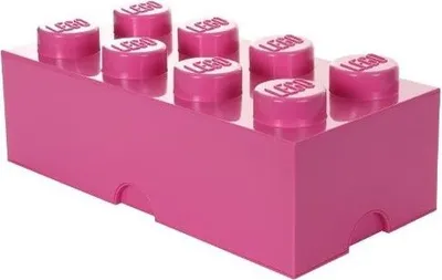 Produktbild von LEGO Aufbewahrungsbox 250 x 500 x 180 mm – rosa
