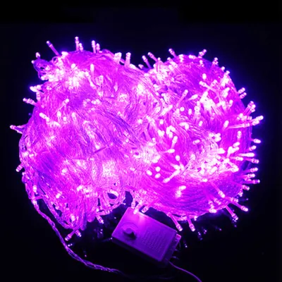 Produktbild von 50M 500LED 8 Leuchtmodi LED Lichterkette für Weihnachtsbaum Party Garten Dekoration Weihnachtsbeleuchtung Lichterketten Innen Lichtschlauch Strom