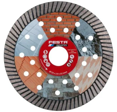Obrázok produktu pre Kotúč diamantový Festa Industry Turbo Extreme 125x2.0x22.2mm