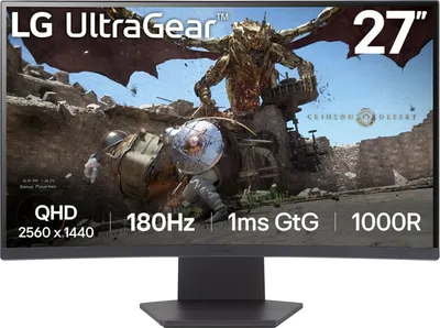 Image de Moniteur de jeu LG 27GS60QC-B.AEUQ 27" Full HD