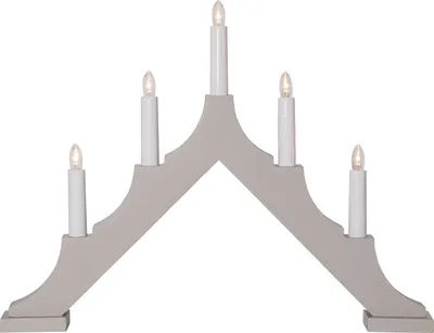 Produktbild von Star Trading 219-91, Leichte Dekorationsfigur, Beige, IP20, Weiß, 5 Glühbirne(n), E10