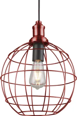 Produktbild von GTV Pendelleuchte VIELA - Hängeleuchte Kugel aus Metall in Altgold, ?29 cm, Loft & Industrial Design, dekorative Deckenlampe, E27 Fassung einflammig
