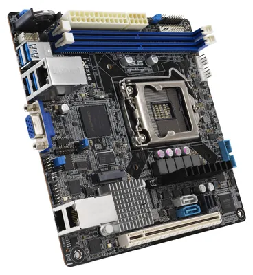 Produktbild von ASUS P12R-I/ASMB10, Intel, LGA 1200 (Socket H5), Intel® Pentium®, Intel Xeon E, DDR4-SDRAM, 64 GB, DIMM