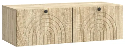 Obrázek produktu pro vidaXL Nástěnná skříňka pod televizi, dub Sonoma, 98 x 41 x 30 cm