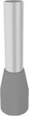 Image de 100 pièces E 0,75/8 embouts de câble isolés gris 0,75mm2/8mm E7508 Elpromet 0200