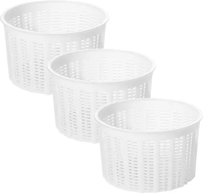 Produktbild von 3 x Käseform 11x9.5cm h: 7.2cm, Käseformen, Käseherstellung