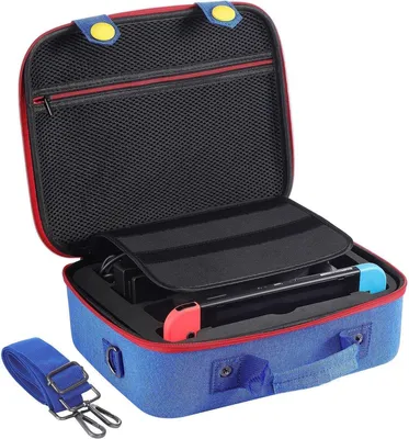 Produktbild von Nintendo Switch Tragetasche All-in-One mit Hardcase, Dock & Controller-Fächer