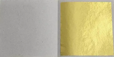 Produktbild von 1000 Blatt Blattgold Imitation Blattmetall Schlagmetall zum Vergolden & Basteln Kunst Handwerk Vergoldung Dekoration Möbel Malerei