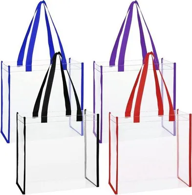 Obrázok produktu pre Sada priehľadných tašiek na cestovanie, 4 farby