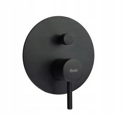 Obrázek produktu pro Podomítková Vanová A Sprchová Sada Rea Lungo Black 38,5X16X9Cm + BOX
