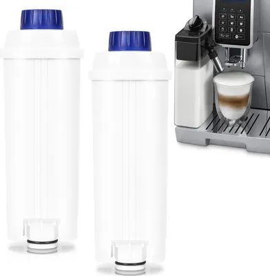 Obrázek produktu pro Yakimz vodní filtr pro kávovary DeLonghi, sada 2 ks, vodní filtr s aktivním uhlím kompatibilní s kávovary ECAM, ESAM, ETAM.