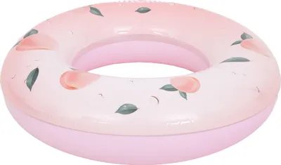 Produktbild von SunClub Schwimmring Pfirsich Ø 106 cm mit Sicherheitsventil und Sommerdesign