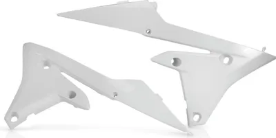 Produktbild von ACERBIS weiße Kühlerseitenteile für YAMAHA