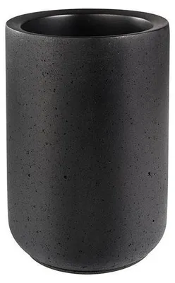 Produktbild von APS 36099 Flaschenkühler ELEMENT, Beton, möbelschonende Unterseite, Ø außen 12 cm, Ø innen 10 cm, Höhe 19 cm, schwarz