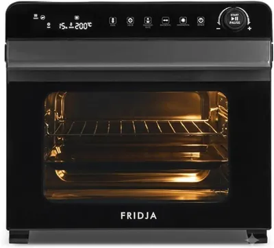 Produktbild von Fridja F77 30L Heißluftfritteuse Ofen – Digital LED, 18 Programme, Rotisserie-Funktion, Edelstahl-Innenraum, Schnell & Leistungsstark